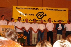 2002 - 29. Bundeskongress in Köln - Wir luden zum Kongress nach Köln ein.