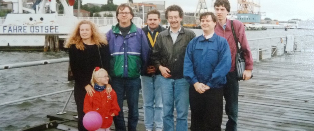 Altes Gruppenbild eines Treffens der Stotterer Selbsthilfe in Rostock in 1992